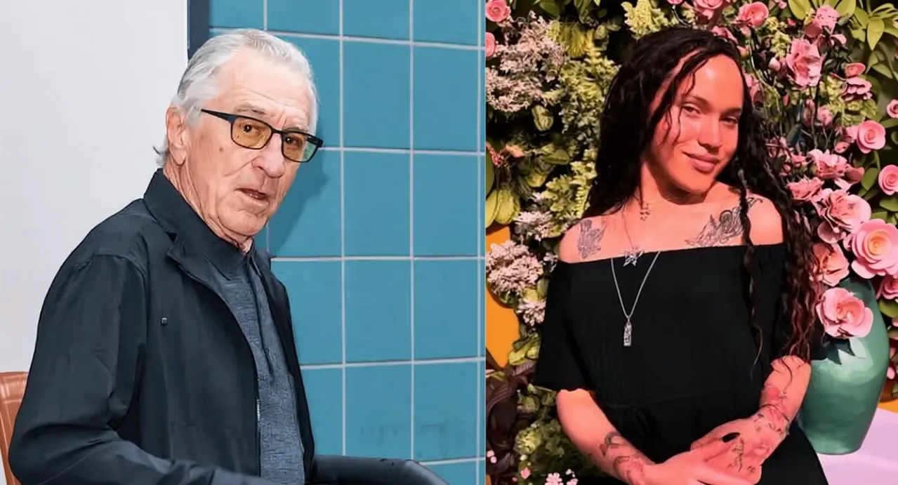 Due persone, una davanti a una parete blu e l'altra davanti a uno sfondo floreale